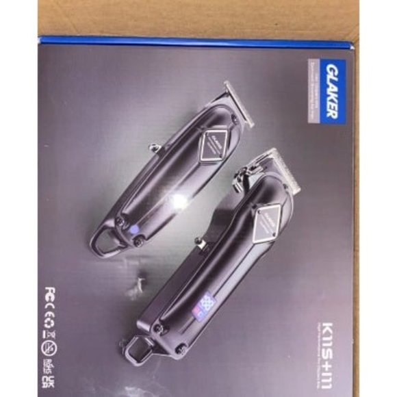 New Professional Hair Clippers and T-Blade Trimmer Cordless Mens Hair Clippers